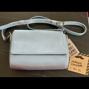 Medium Metro Crossbody in the color Leatherella
